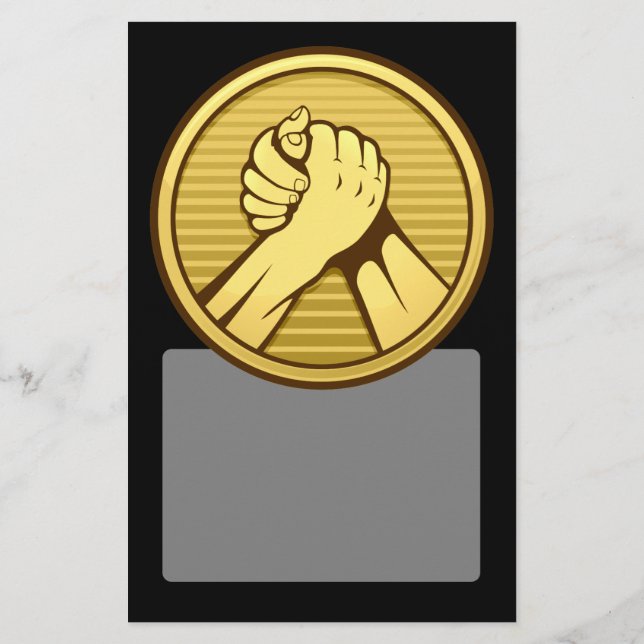 Flyer Luta do braço Dourada (Verso)