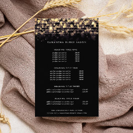 Flyer Luzes Douradas | Preços e Serviços