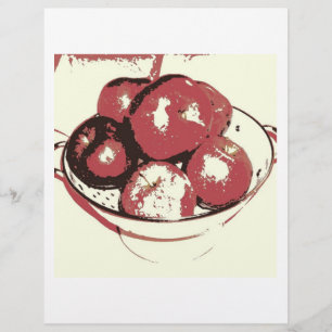 Flyer Maçãs da Pop Art