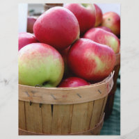 Maçãs frescas no mercado de agricultores