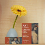 Flyer Madonna 1894 Versão De Edvard Munch, Classes De Ar<br><div class="desc">Madonna 1894 Versão De Edvard Munch, Professora De Arte, Folheto Publicitário De Classe Arte Da Loja De Cartão de visita.</div>