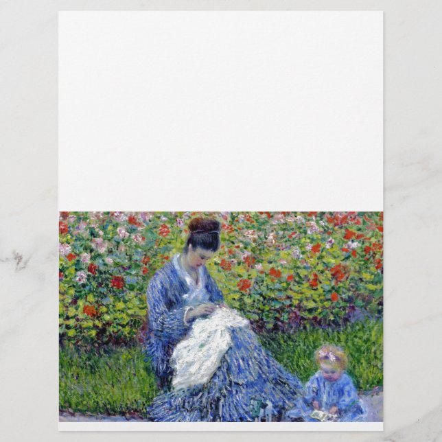 Flyer Mãe e Filha no Jardim (Frente)