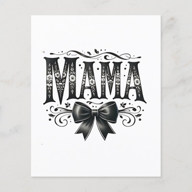Flyer Mãe vovó Excelente-vovó Dia de as mães (Frente)