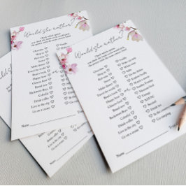 Flyer Magnolia Romântica De Aquarela Ela Preferencialmen