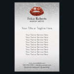 Flyer Makeup Artist Red Lábios Silver Glitter Beaut Salo<br><div class="desc">Makeup Artist Red Lábios Silver Glitter Beauty Salon Flyers.</div>