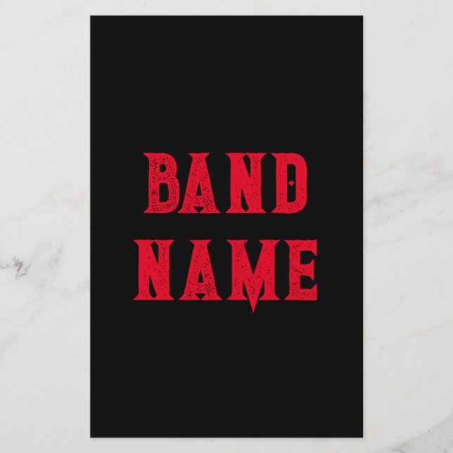 Flyer Mala de Banda Personalizada (Frente)