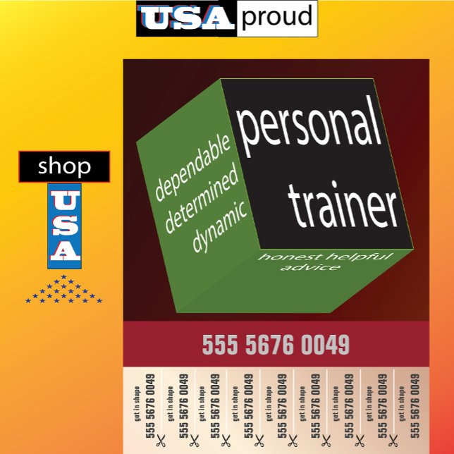 Flyer Malhação Geométrico Moderno do Formador de Designs (Criador carregado)