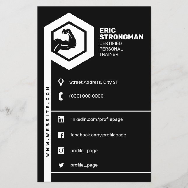 Flyer Malhação inspirada em preto (Frente)