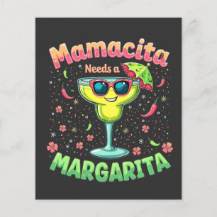 Flyer Mamacita precisa de um partido Margarita Cinco de 
