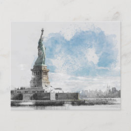 Flyer Manhattan Nyc Liberty Estátua