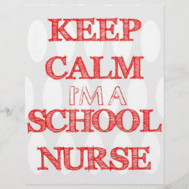 Flyer mantenha a calma sou um cartaz de escritório de en