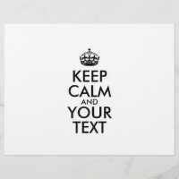 MANTENHA O CALM Personalizado e o TEXTO