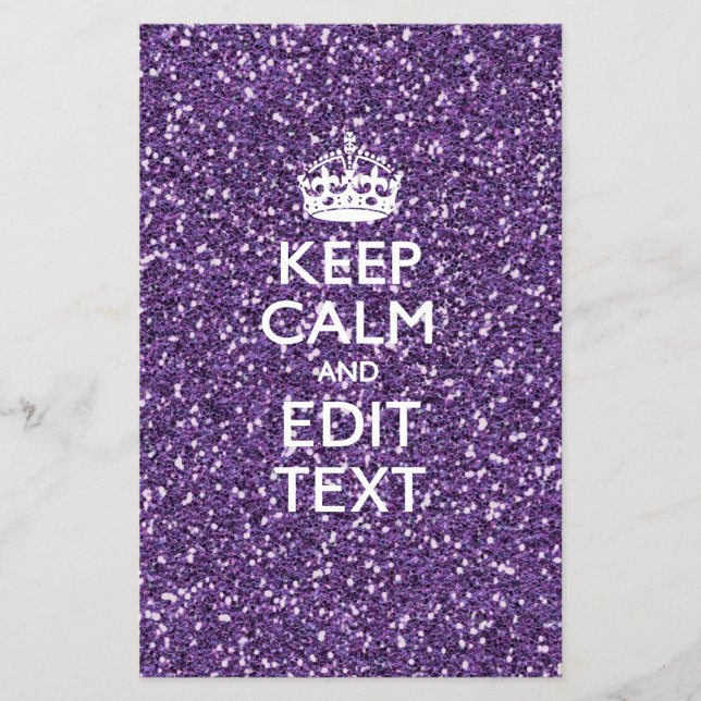 Flyer Mantenha-se calma e tenha a sua 'guinada' de texto (Frente)