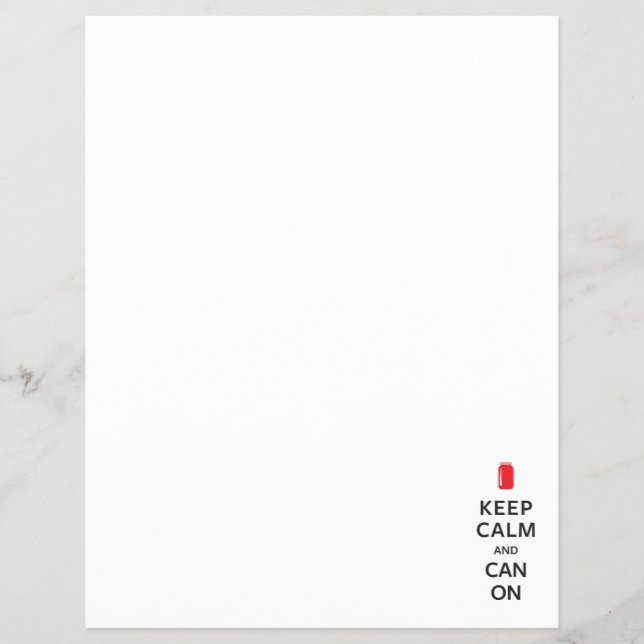 Flyer Mantenha-se calmo e acesa (Frente)