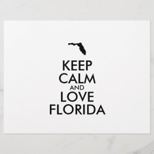 Flyer MANTER CALM e AMAR FLORIDA personalizável