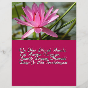 Flyer mantra Gayatri