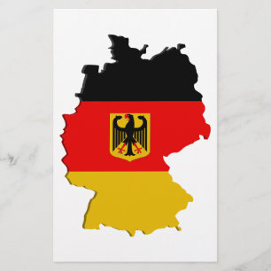 Flyer mapa da Alemanha