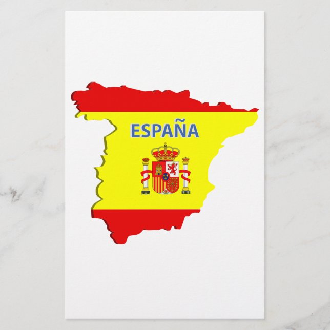 Flyer mapa de espanha (Frente)