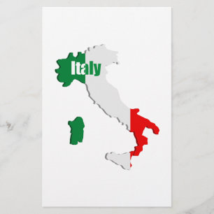 Flyer Mapa de Italia