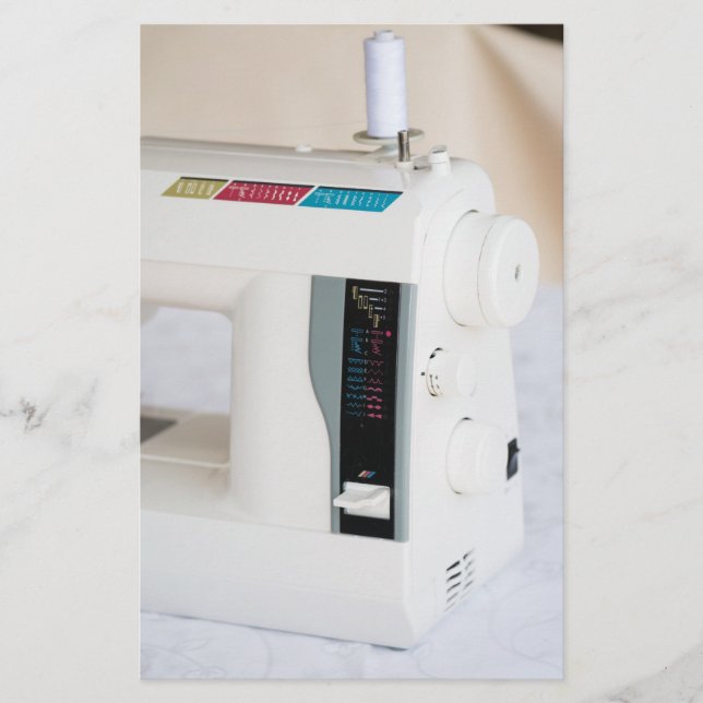 Flyer Máquina moderna de costura (Frente)