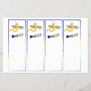 Flyer Marca de livro com erros