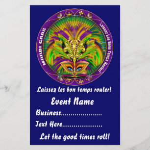 Flyer Mardi Gras 5,5" x 8,5" Ver Notas