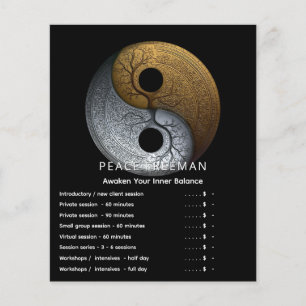 Flyer Mares da Balança Design Yin Yang