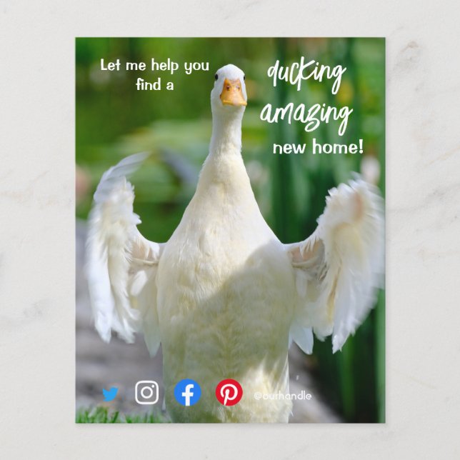 Flyer marketing de agente imobiliário maravilhoso de pat (Frente)