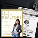 Flyer Marketing de Imóveis Profissionais de Realtor Pers<br><div class="desc">O Folheto de Marketing de Imóveis Profissionais do Realtor Personalizado, uma ferramenta elegante e impactante projetada para elevar sua estratégia de marketing imobiliário. Com um sofisticado esquema de creme e cor de ouro, esse folheto exumenta profissionalismo e classe, fazer perfeito para atrair clientes discernentes. O cartão personalizado de vizinhança com...</div>