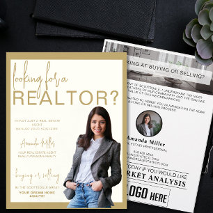 Flyer Marketing de Imóveis Profissionais de Realtor Pers