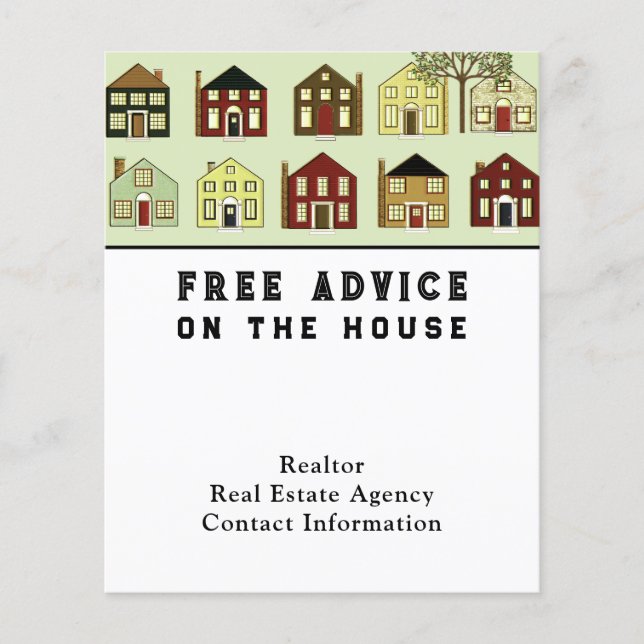 Flyer Marketing do Real Estate Agent (Frente)