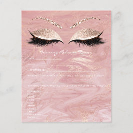 Flyer Mármaco de liberação de responsabilidade de Depila