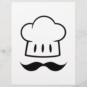 FLYER MCBHM CARTOON GRÁFICO LOGOTIPO MESTRE CHEF HAT BA