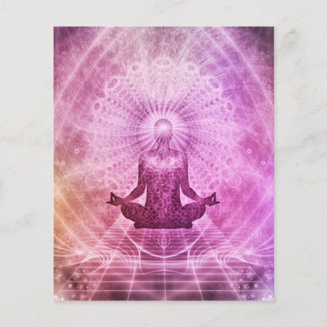 Flyer Meditação Yoga Faith (Frente)