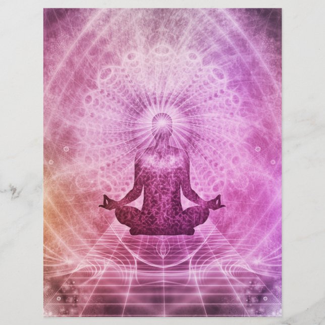 Flyer Meditação Yoga Faith (Frente)