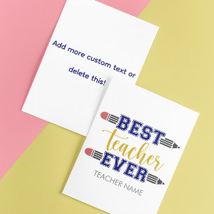 Flyer Melhor Professora Personalizada De Todos Os tempos