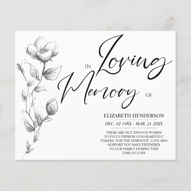 Flyer Memória de simpatia orçamentária /Obrigado. (Frente)