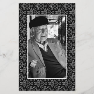 Flyer Memoriam Lembrança: Foto de Aviso de Morte