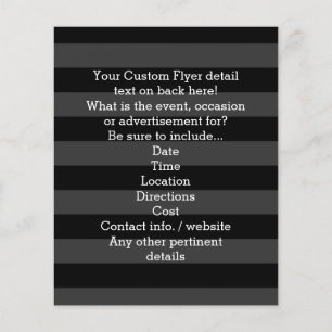 Flyer Meninas personalizadas Monograma preto-e-rosa Fest