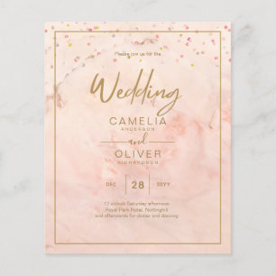 Flyer MENOR ORÇAMENTO Dourado Script de Texto Elegante M