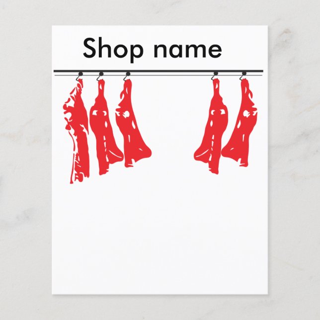 Flyer mercado de carne (Frente)