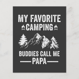 Flyer Meu Acampamento Favorito - Amigos Me Chamam de Pap