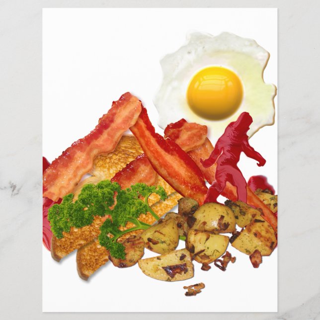 Flyer Meu Ketchup foi esquadrão para bacon (Frente)