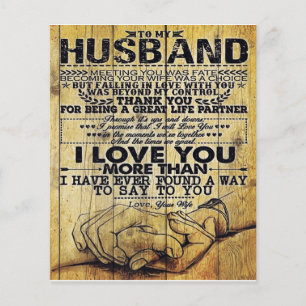 Flyer Meu Marido Aniversário Presente   Carta Para Mari