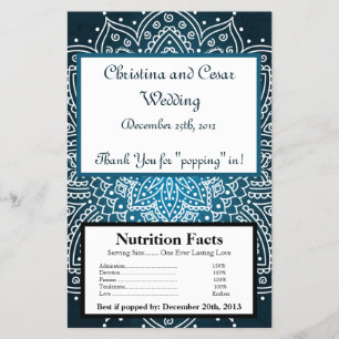 Flyer Microwave Popcorn Wrapper Deep Marroquino