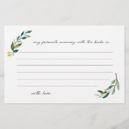 Flyer Minimalista Minha memória favorita com a noiva