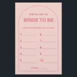 Flyer Minimalista Quantos anos tinha o jogo da noiva do<br><div class="desc">Projetado para coordenar com a nossa Coleção de Tipos Negros, este jogo cor-de-rosa com a idade do jogo de chá de panela da noiva apresenta a tendência e o popular arco com texto ousado em sotaques cor-de-rosa e fuchsia. Para personalização mais avançada deste design, por exemplo, alteração do layout, da...</div>