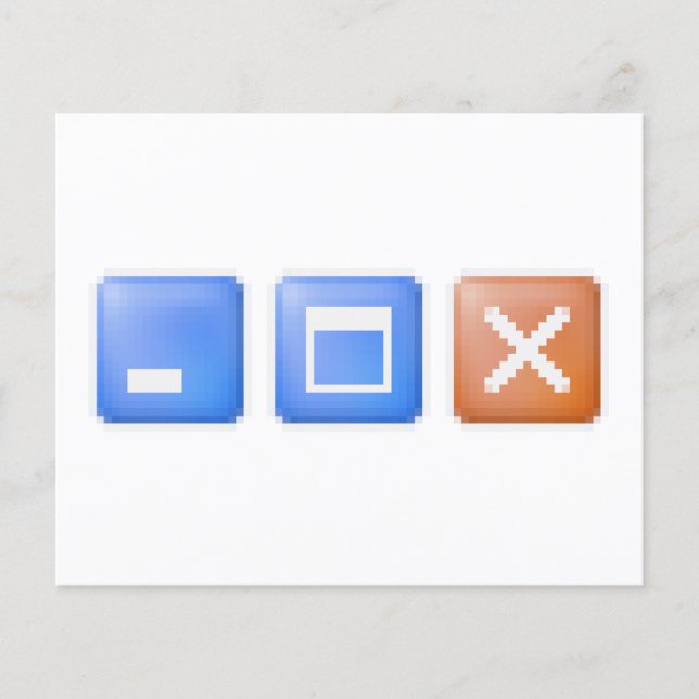 Flyer Minimizar Maximizar Internet do Computador Fechado (Frente)