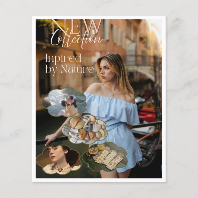 Flyer Moda Coleção Nova "Inspirada na Natureza" (Frente)