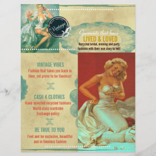 Flyer Moda de Nascença Vintage